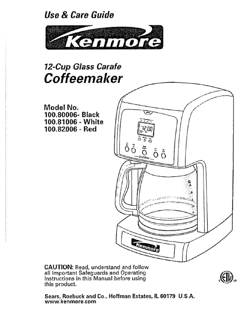Kenmore 100.80006 User manual Kenmore 100.80006 User manual