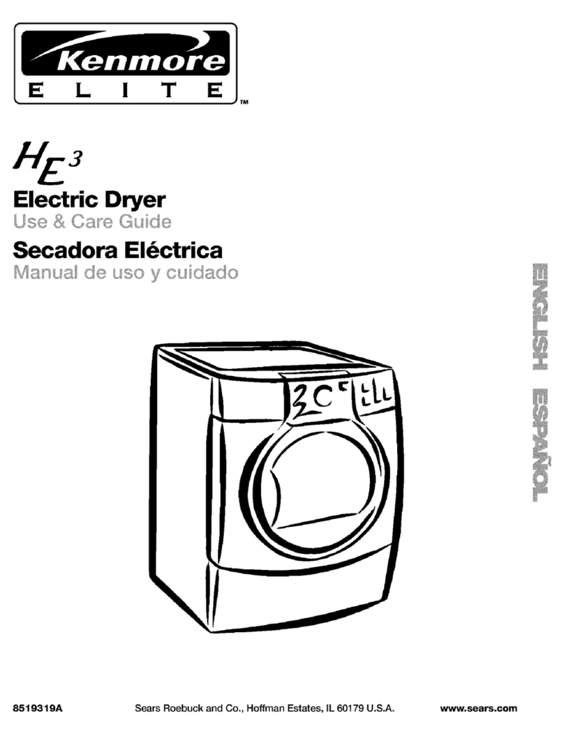 Kenmore 8519319A Use & care guide
