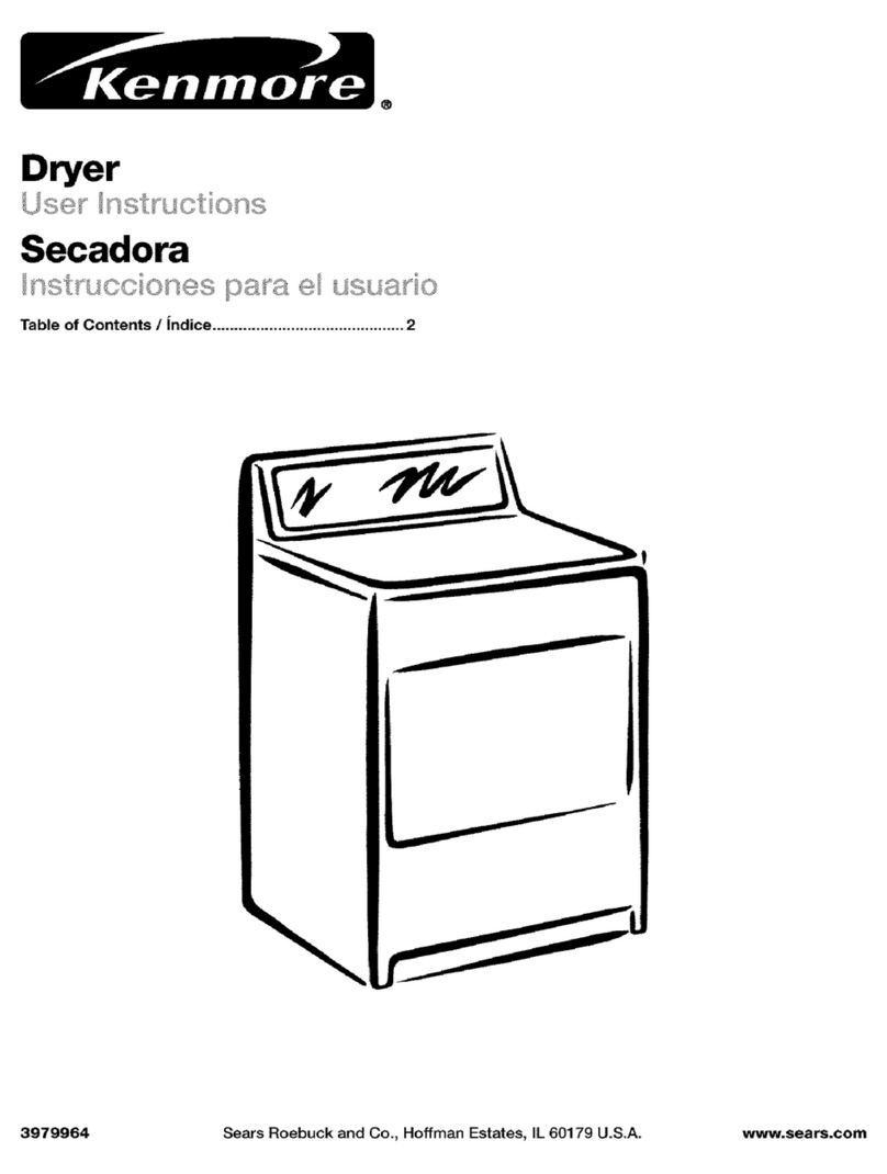 Kenmore 3979964 User manual