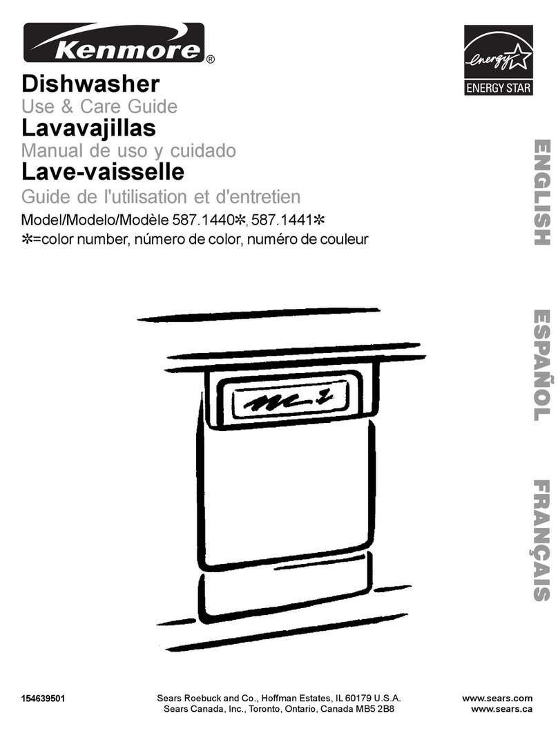 Kenmore 587.144 User manual
