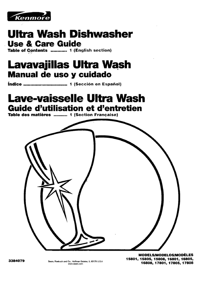 Kenmore 15801 Use and care guide