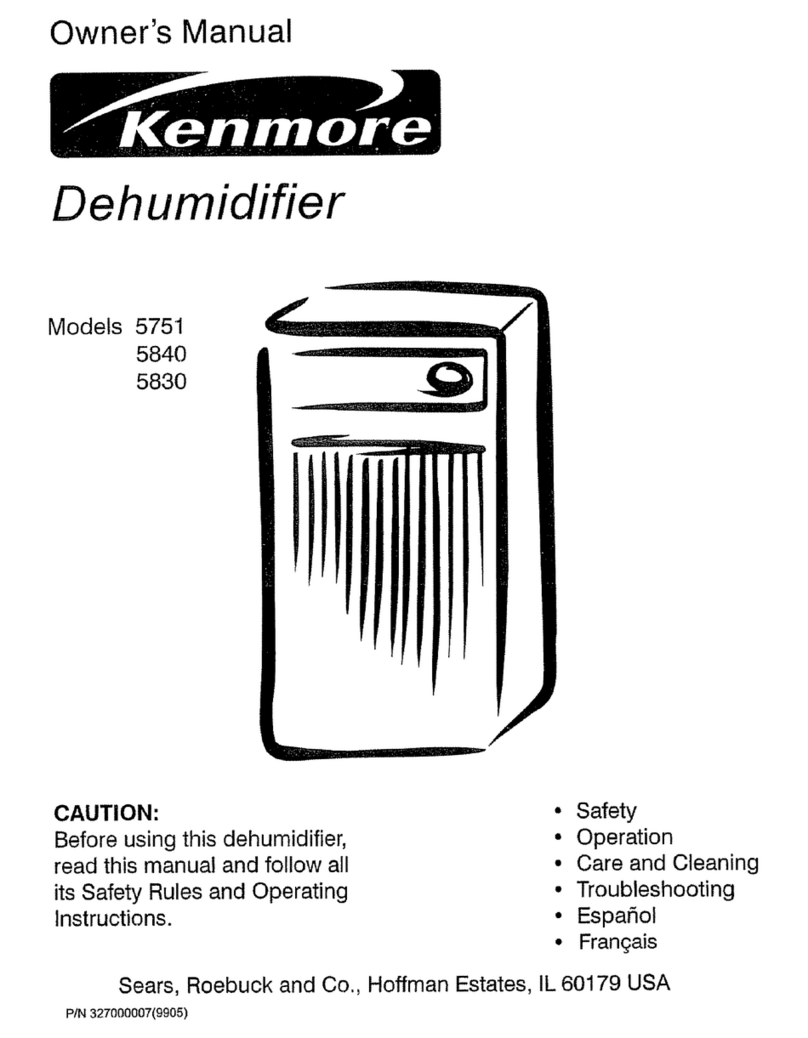 Kenmore 5751 owner's manual