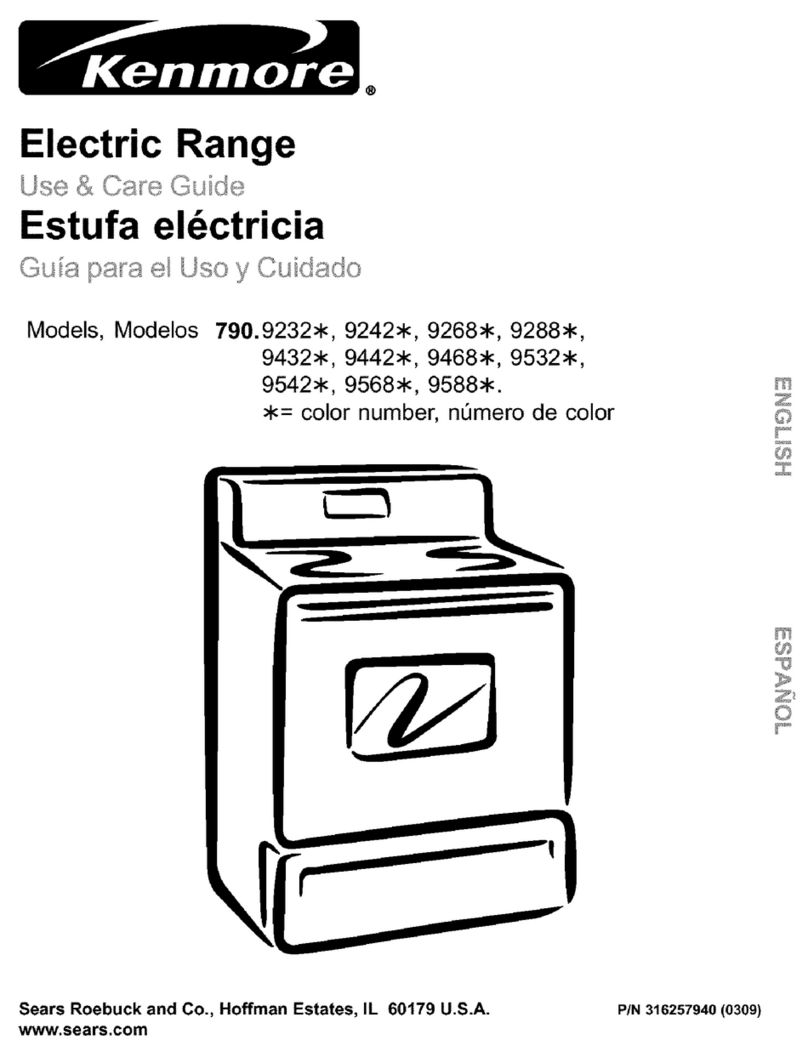 Kenmore 790.9232 Series User manual