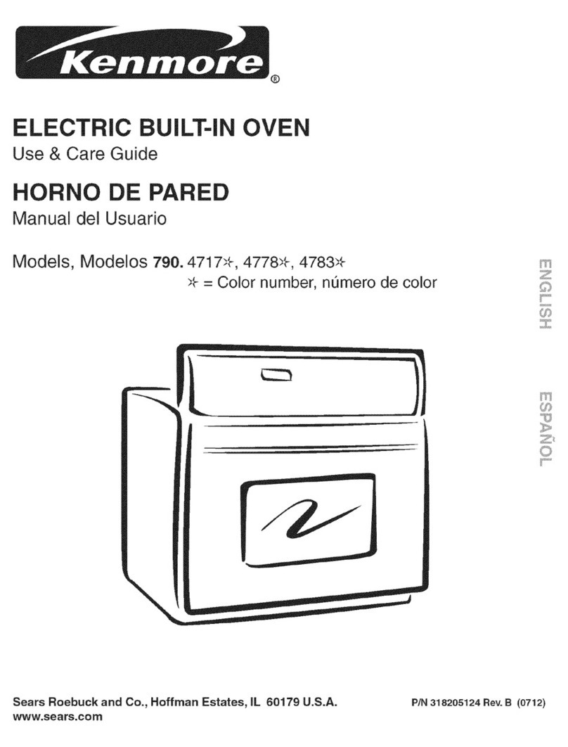 Kenmore 790.4717 Series User manual Kenmore 790.4717 Series User manual