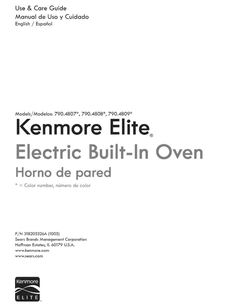 Kenmore 790.4807 Use and care guide