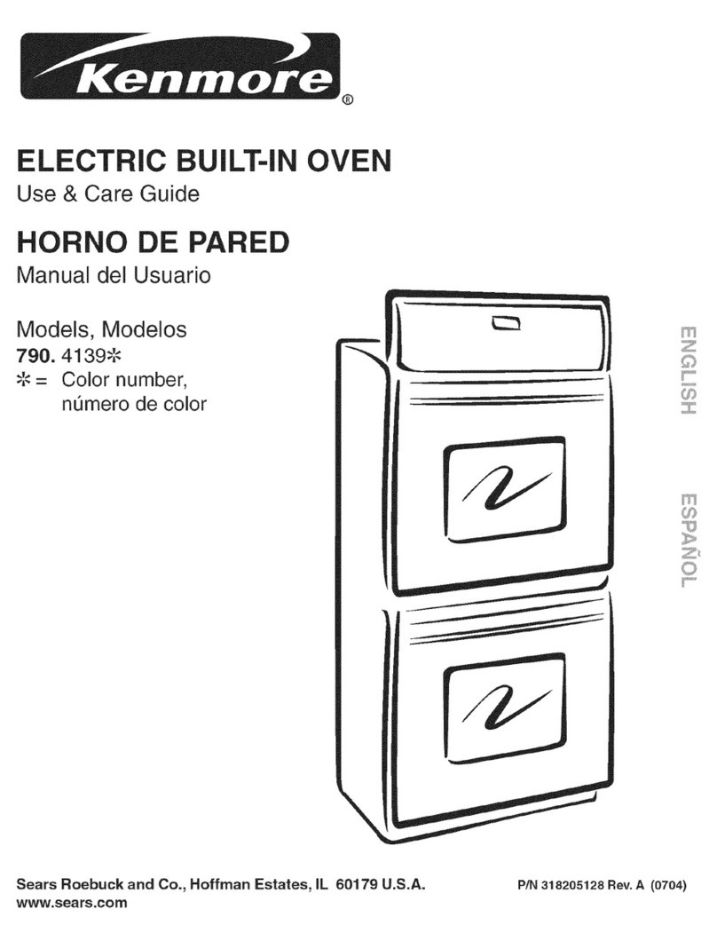 Kenmore 318205128 User manual