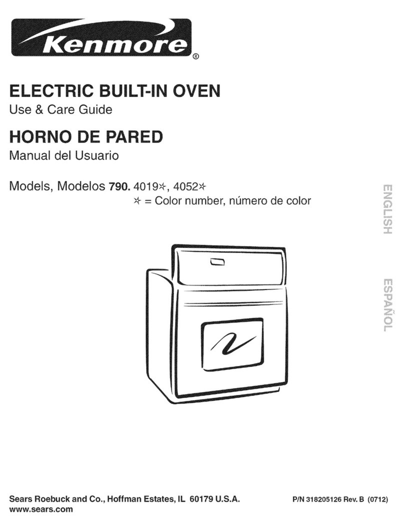 Kenmore 4019 User manual