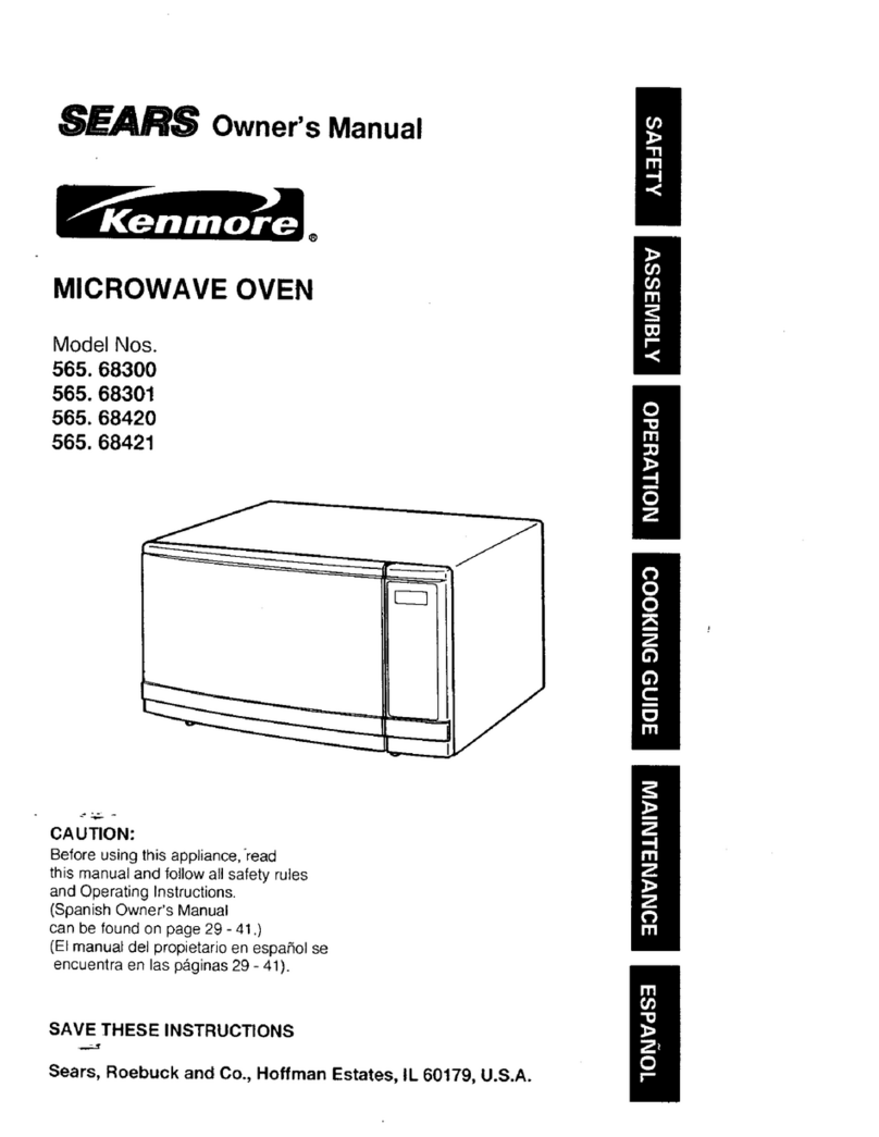 Kenmore 565.683 User manual