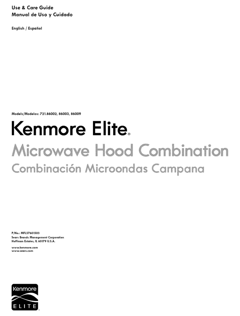 Kenmore ELITE 721.86002 User manual