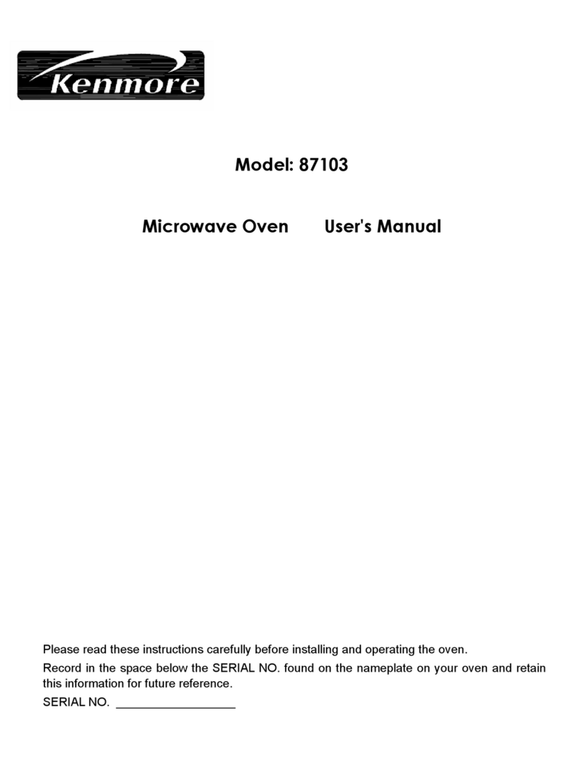 Kenmore 87103 User manual