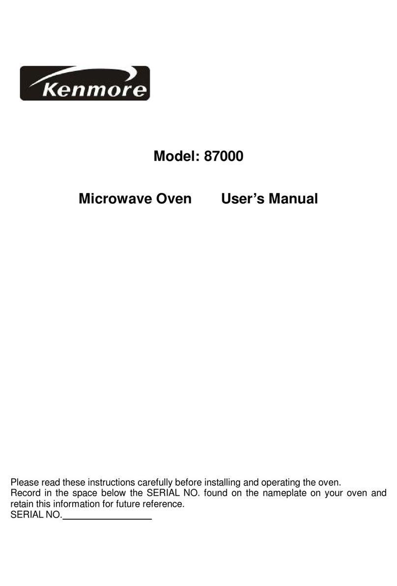 Kenmore 87000 user manual