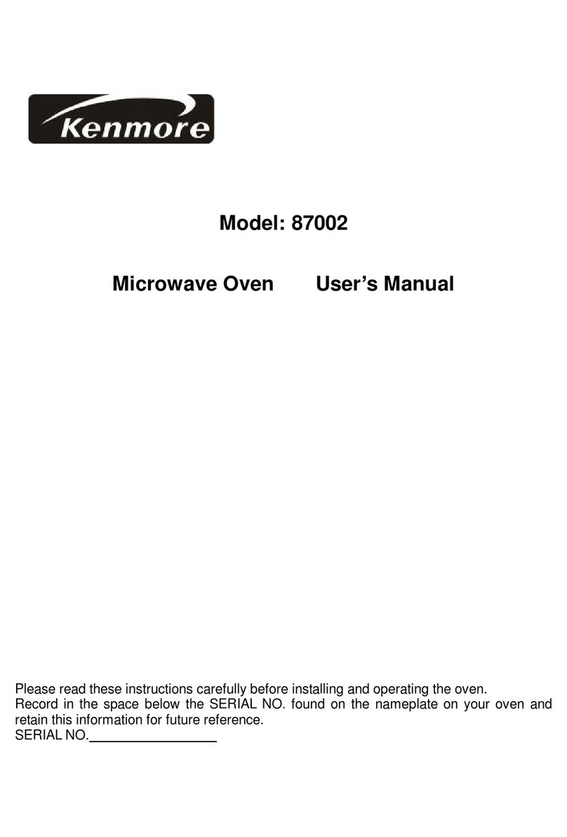Kenmore 87002 user manual