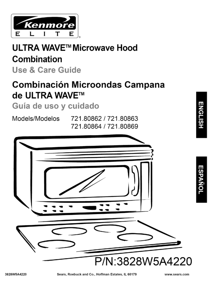 Kenmore 721.80862 Use & care guide