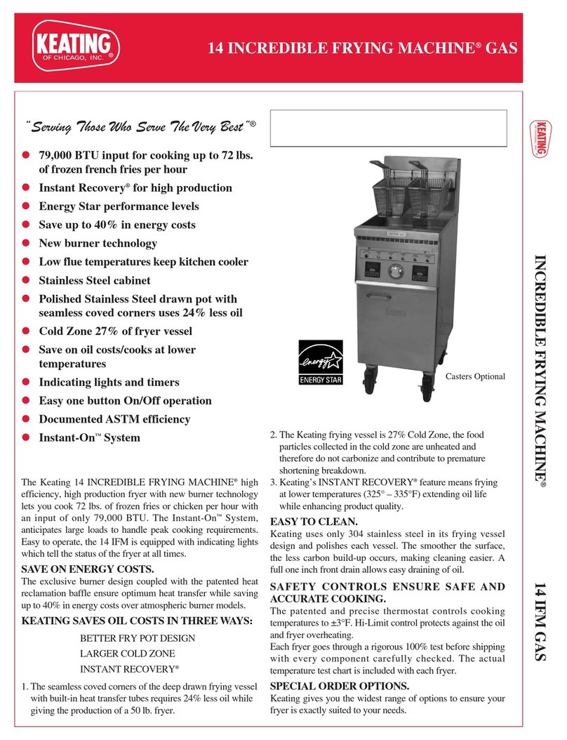 Keating Of Chicago 14 IFM Specification sheet Keating Of Chicago 14 IFM Specification sheet