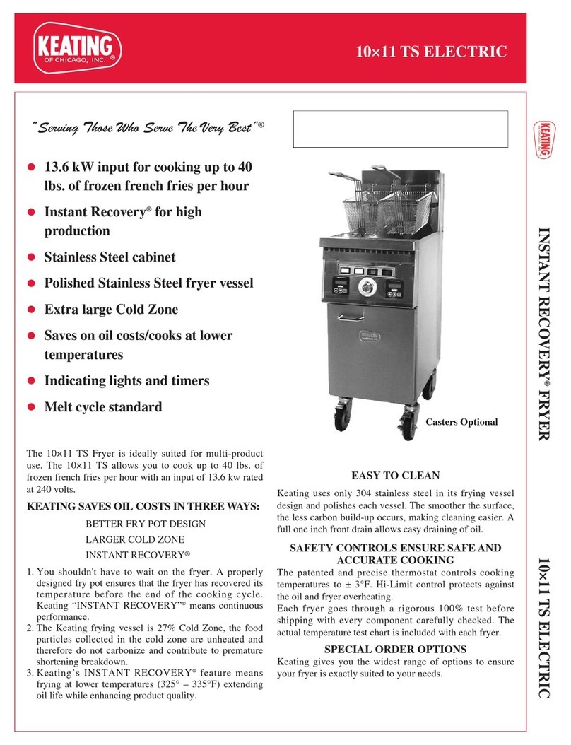 Keating Of Chicago 10x11 TS Specification sheet