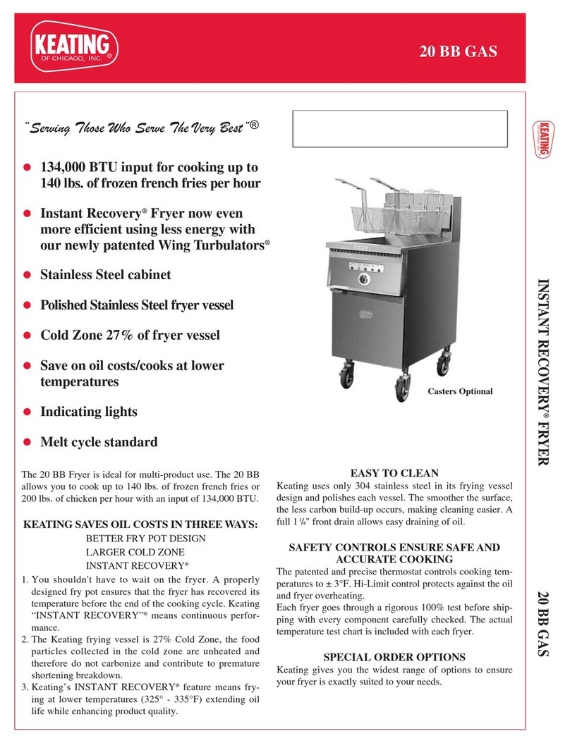 Keating Of Chicago Instant Recovery 20 BB Gas User manual