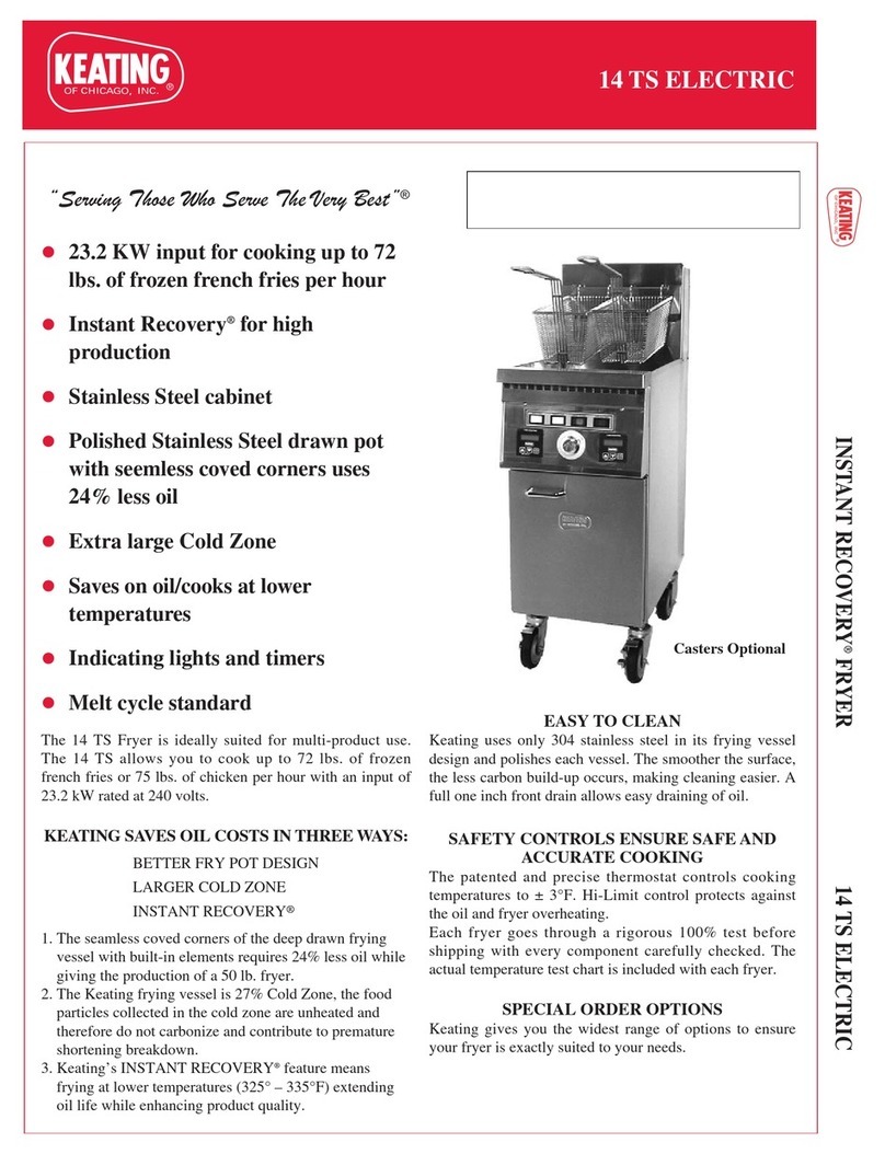 Keating Of Chicago Instant Recovery 14 TS Specification sheet Keating Of Chicago Instant Recovery 14 TS Specification sheet