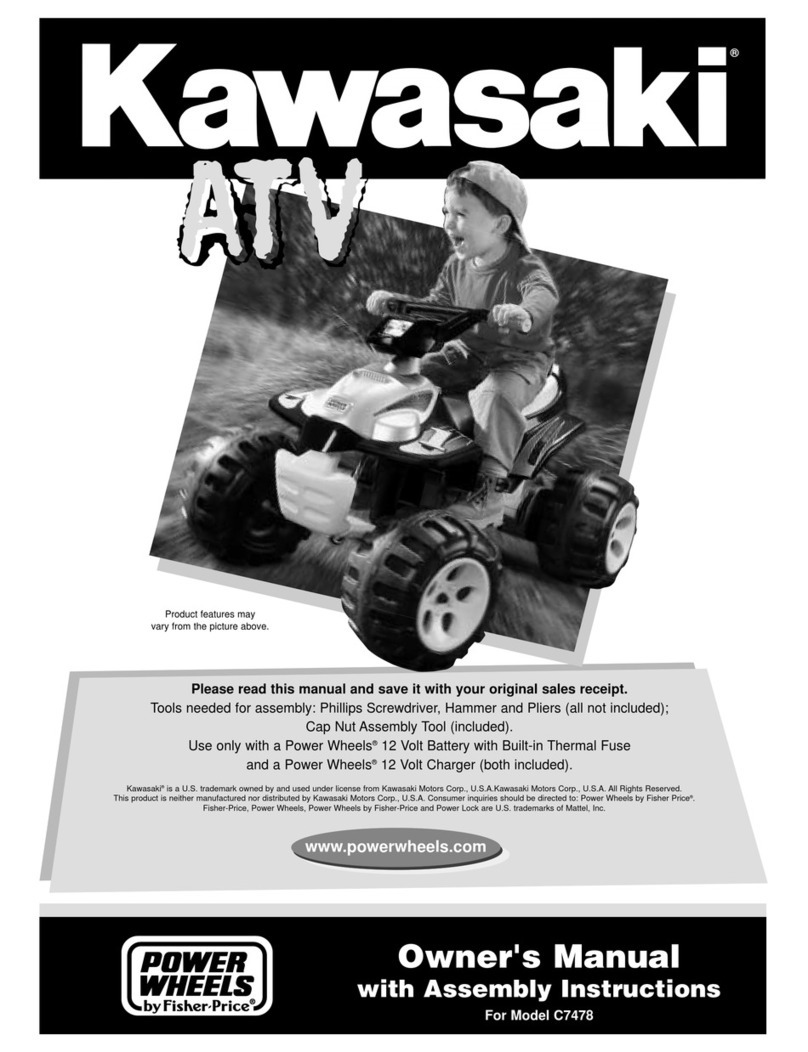 Fisher-Price Power Wheels C7478 Owner's manual with assembly instructions