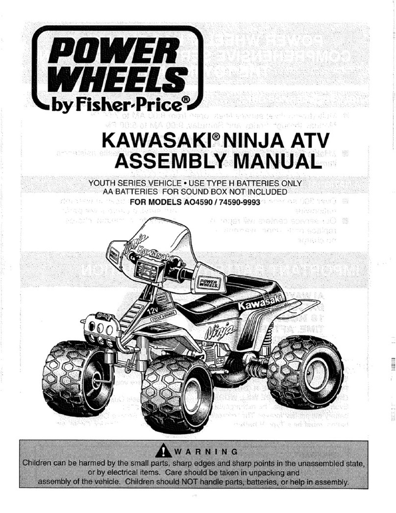 Power Wheels NINJA AO4590 Assembly manual