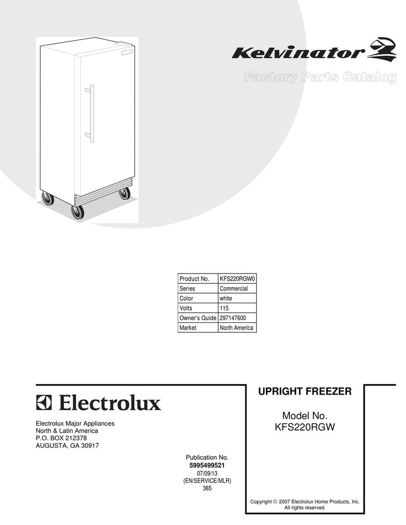 Kelvinator KFS220RGW Factory parts catalog