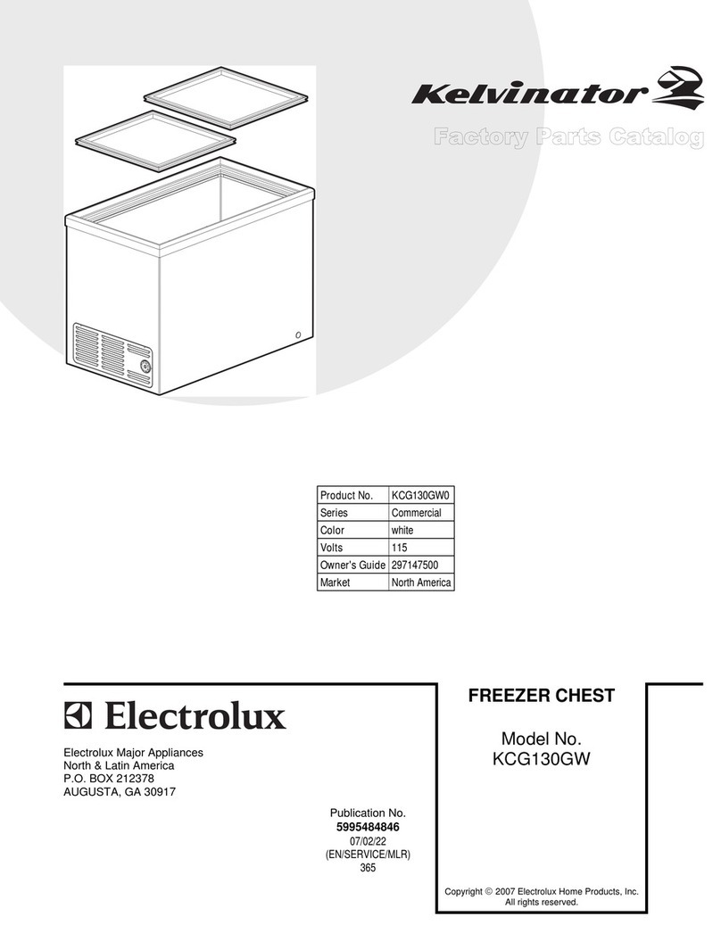 Kelvinator KCG130GW0 Factory parts catalog Kelvinator KCG130GW0 Factory parts catalog