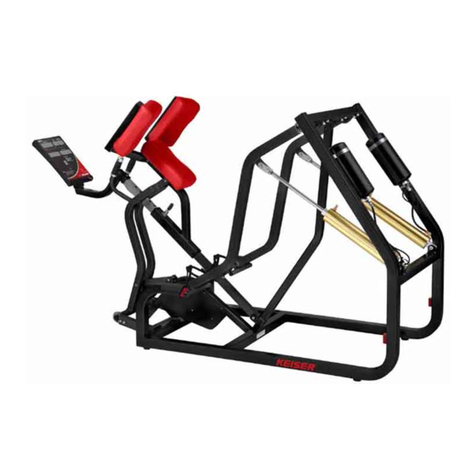 Keiser Standing Hip Air 300 parts list