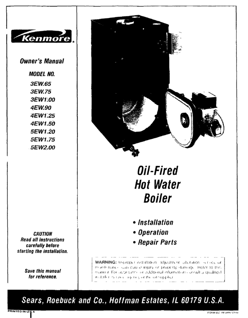 Kenmore 3E W.65 owner's manual
