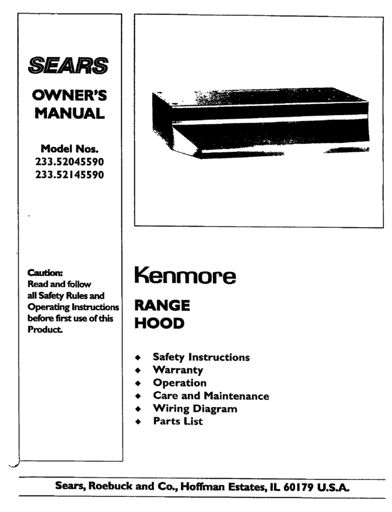 Kenmore 233.5204559 User manual