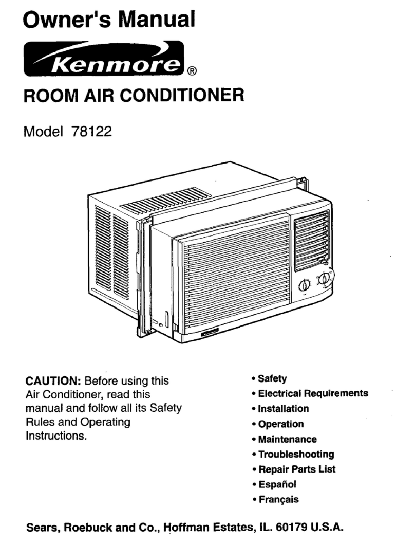 Kenmore 78122 owner's manual