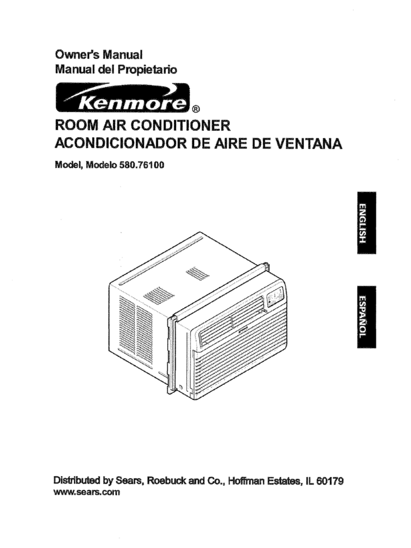 Kenmore 580.76100 User manual Kenmore 580.76100 User manual