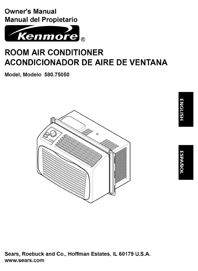 Kenmore 580.75050 User manual Kenmore 580.75050 User manual