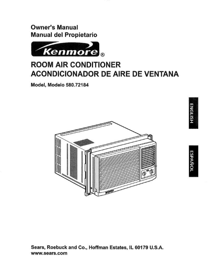 Kenmore 580.72184 owner's manual