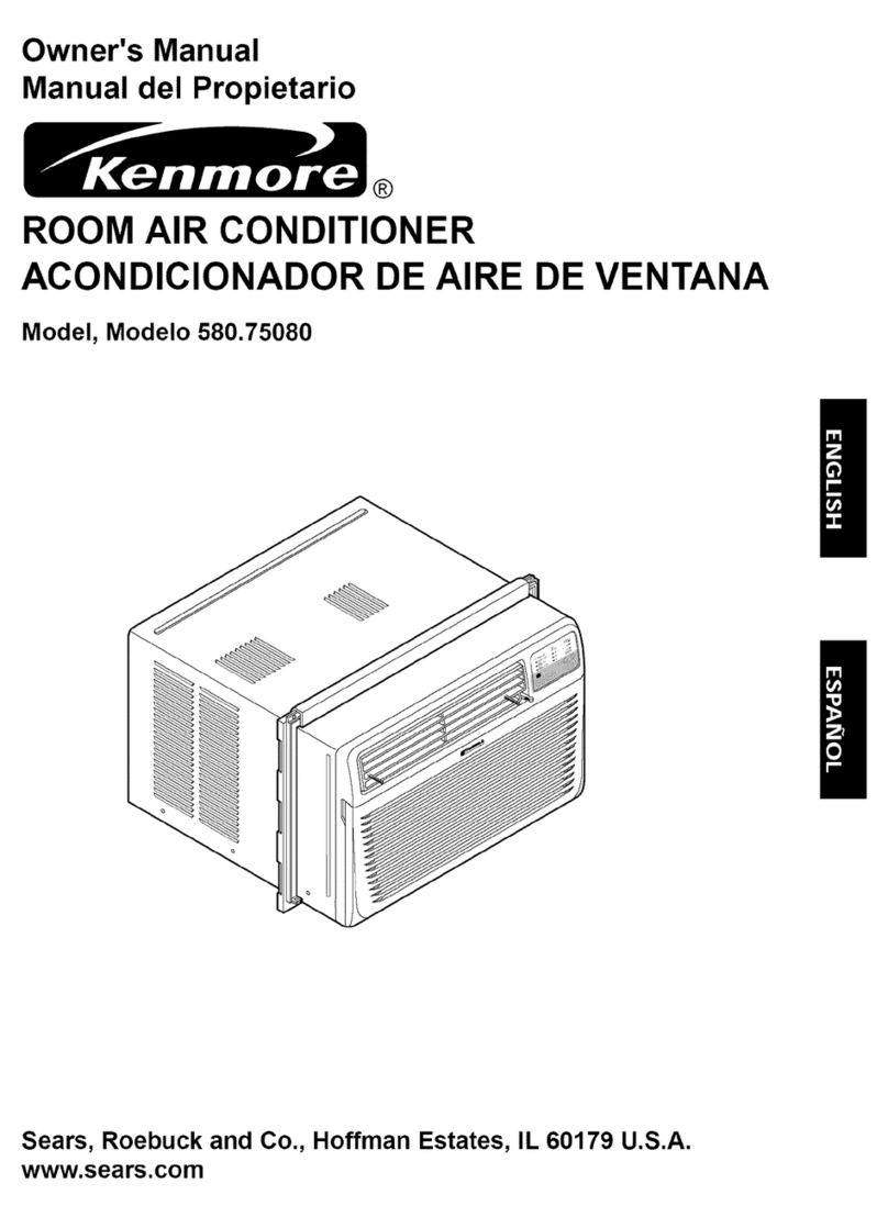 Kenmore 580.75080 User manual