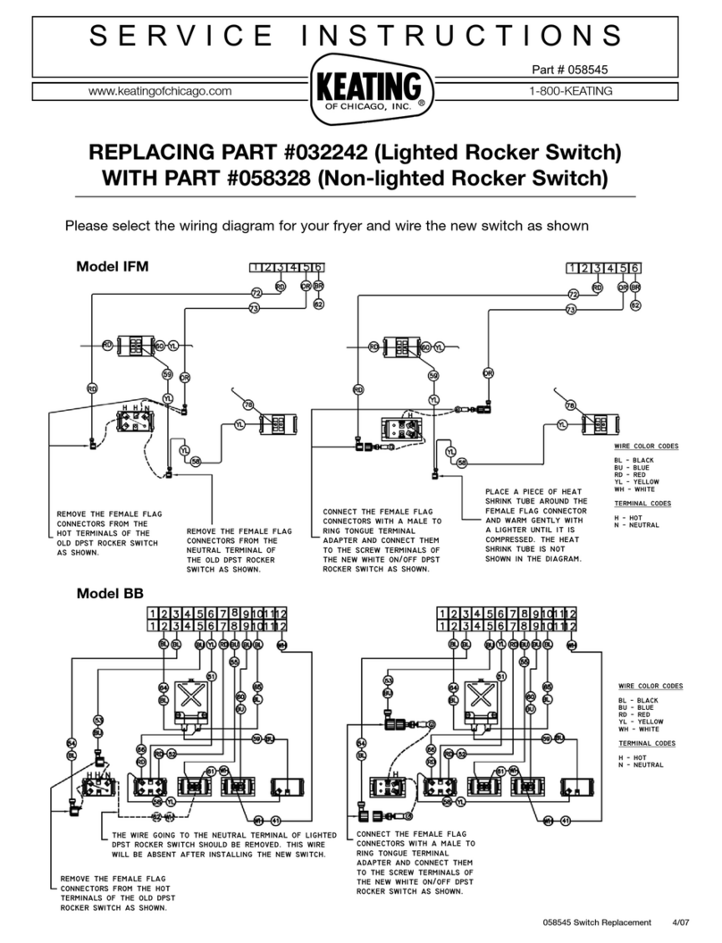 Keating Of Chicago IFM Service instructions