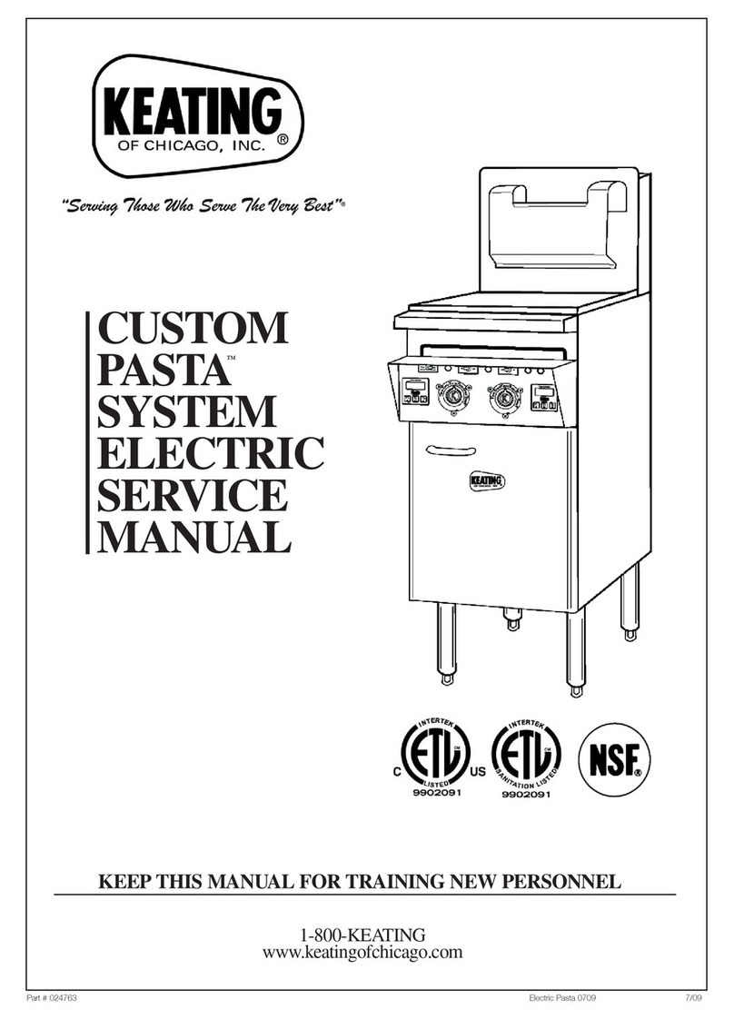 Keating Of Chicago 24763 User manual Keating Of Chicago 24763 User manual