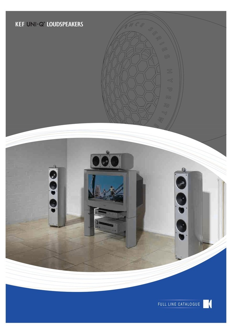 KEF Uni-Q FLC 2003 User manual