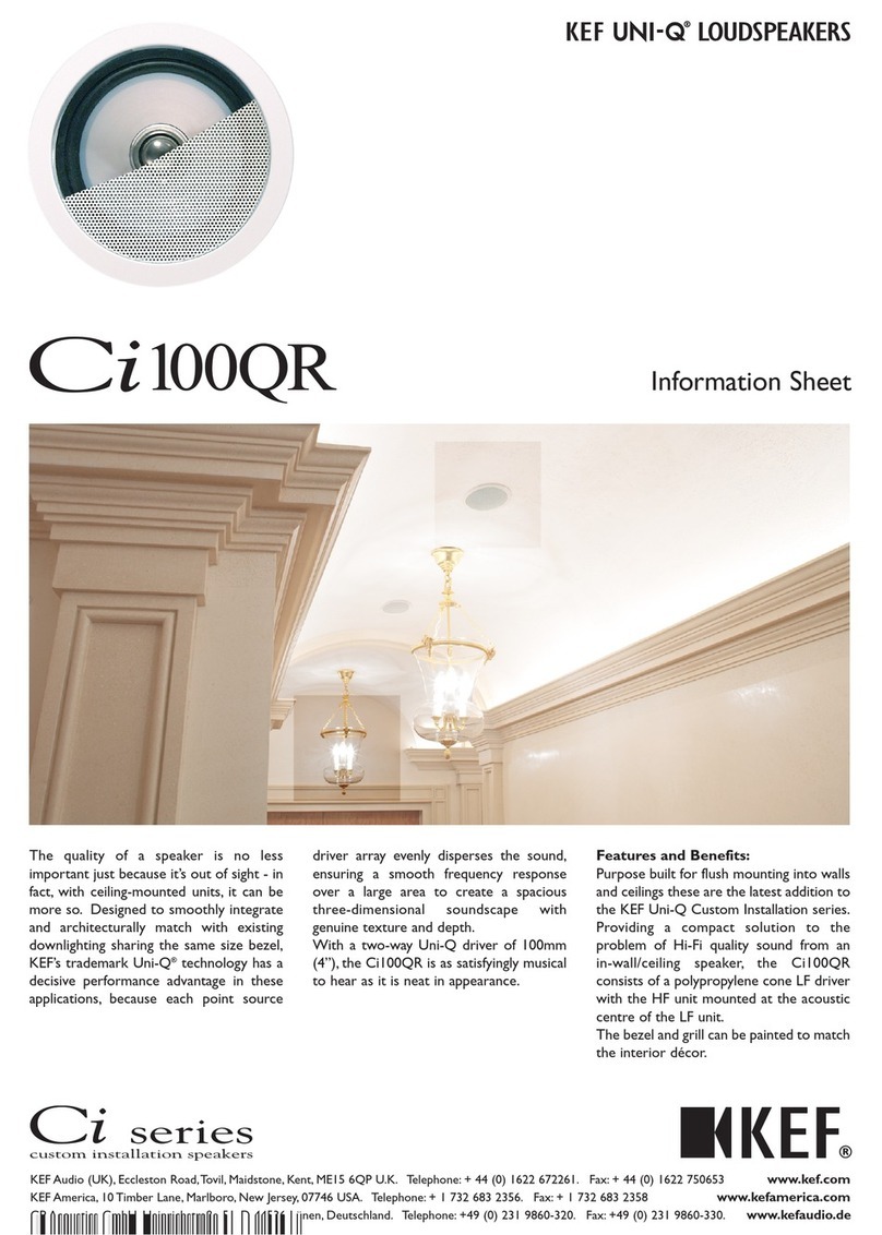 KEF Uni-q Ci100QR Manual