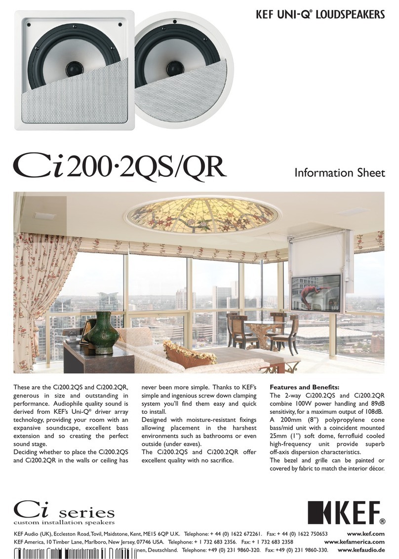 KEF Ci 200.2QR Information sheet