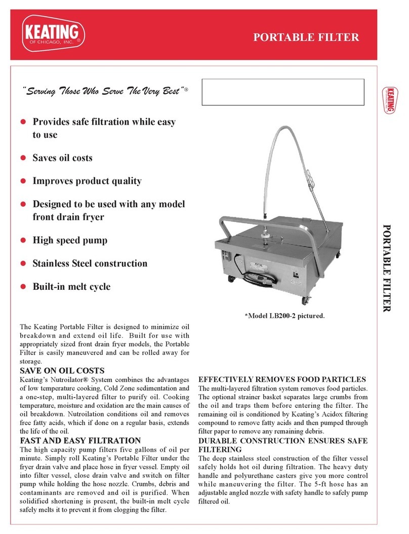 Keating Of Chicago LB-100 Specifications