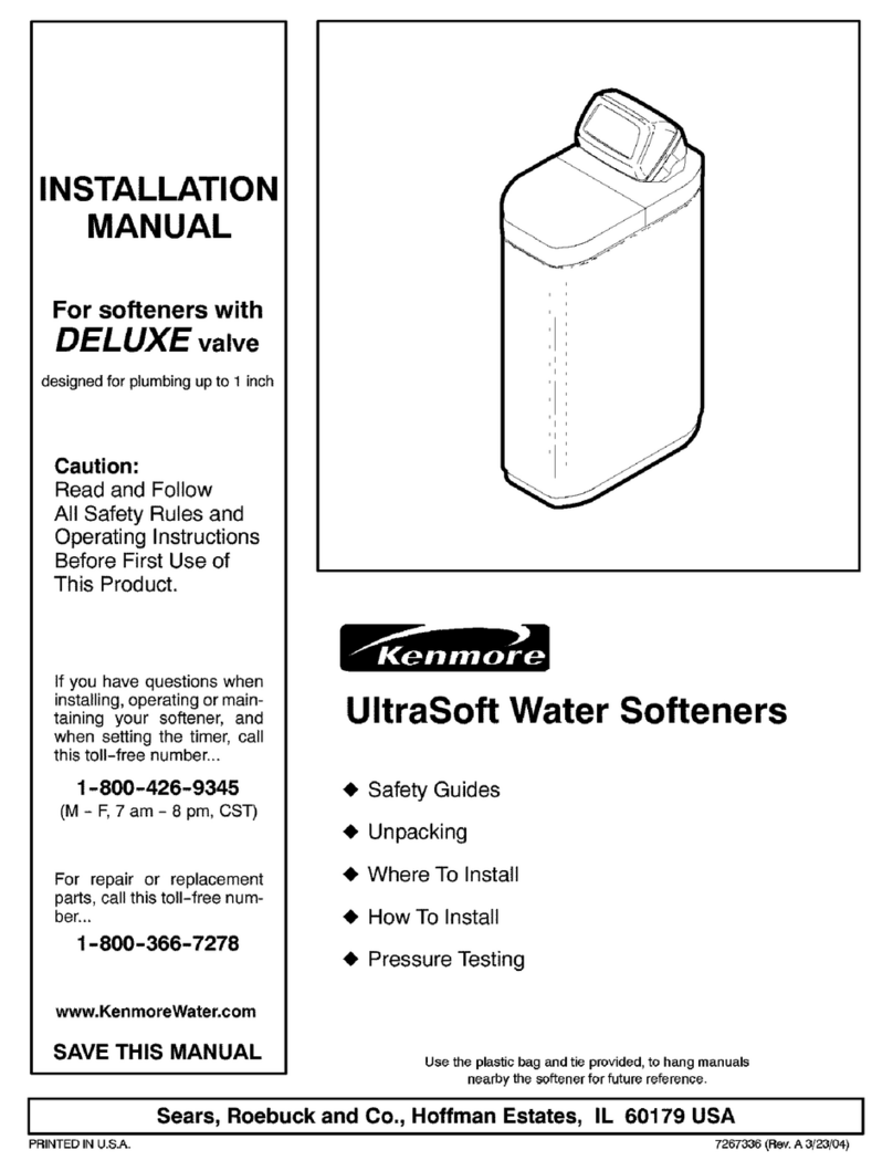 Kenmore Water System installation manual