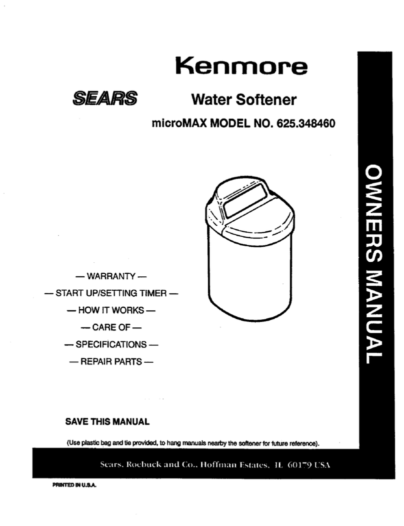 Kenmore SEARS 625.34846 owner's manual Kenmore SEARS 625.34846 owner's manual