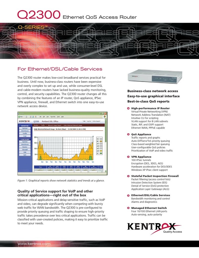 Kentrox Q2300 specification