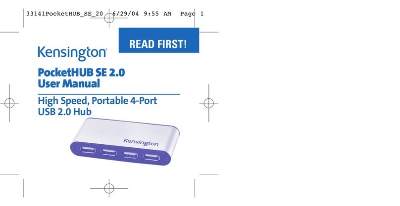 Kensington PocketHUB SE 2.0 user manual