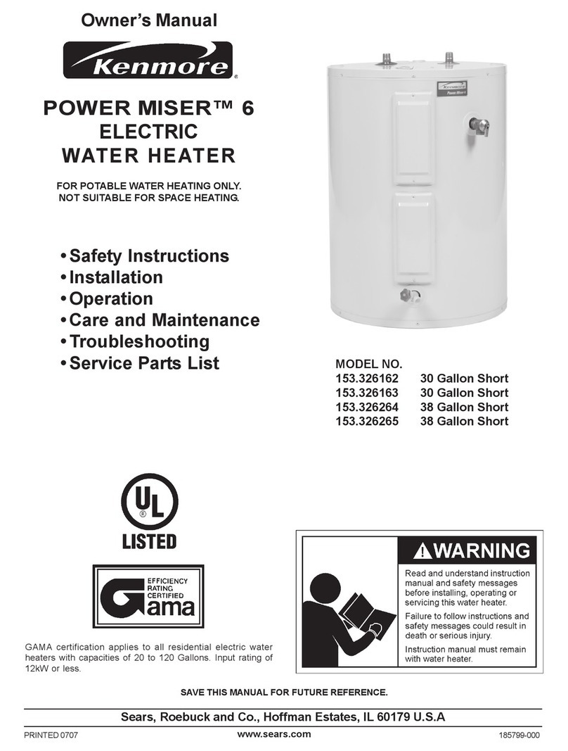 Kenmore POWER MISER 153.326162 owner's manual