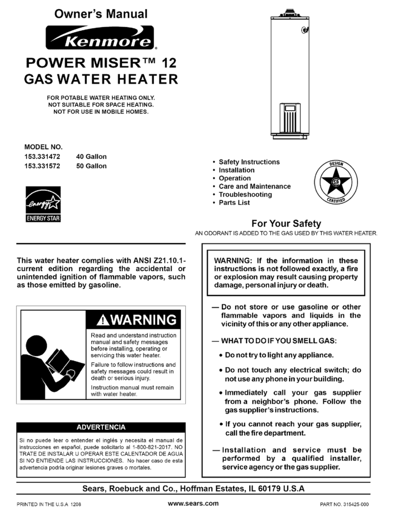 Kenmore 153:331472 owner's manual Kenmore 153:331472 owner's manual