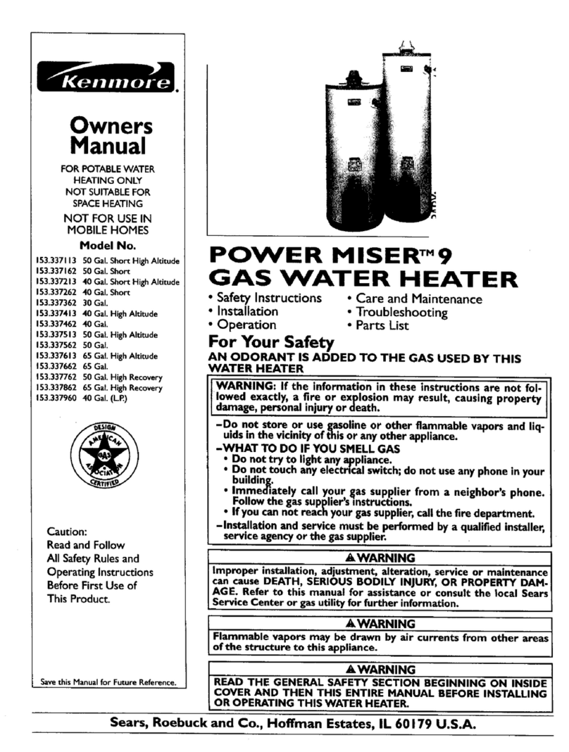 Kenmore 153.337162 owner's manual