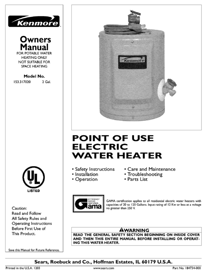 Kenmore 153.31702 owner's manual