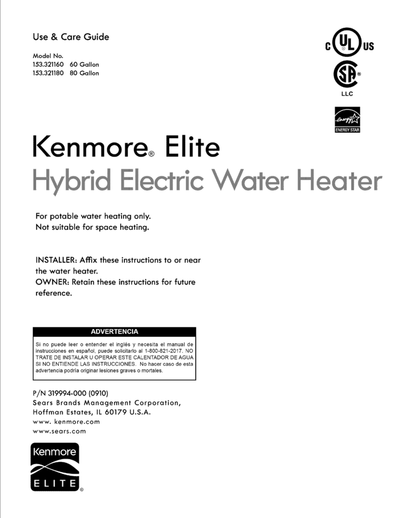 Kenmore 153.32116 User manual