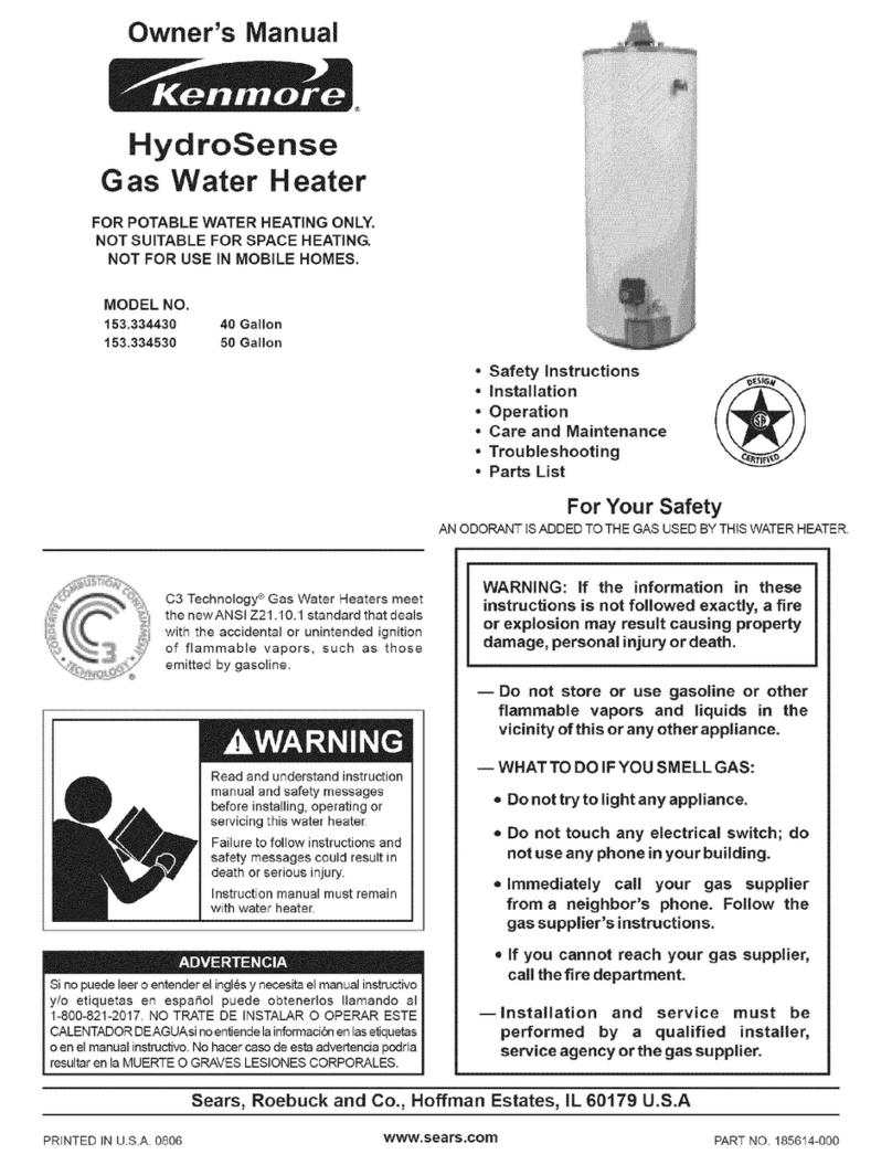 Kenmore 153 User manual