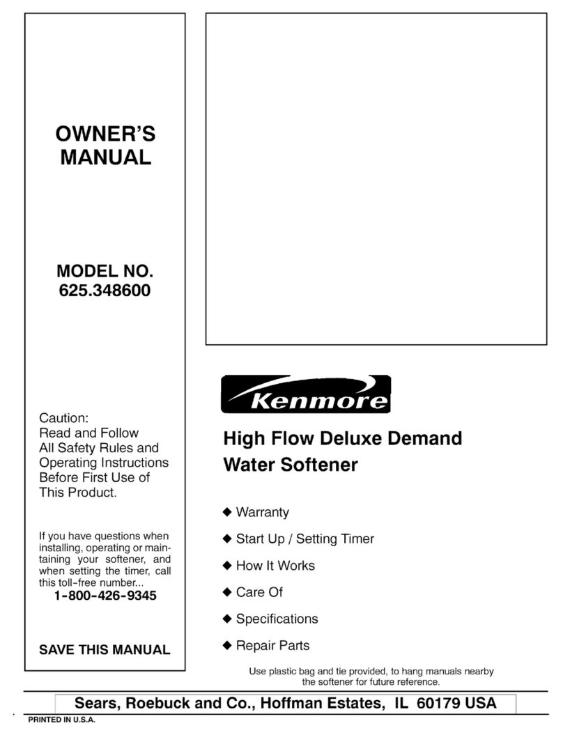Kenmore 625.3486 owner's manual
